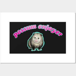 possum enjoyer Posters and Art